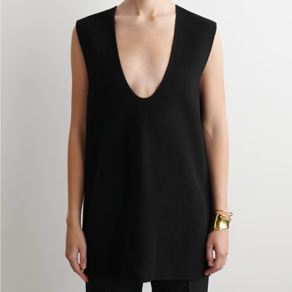 COS Black Tank Top